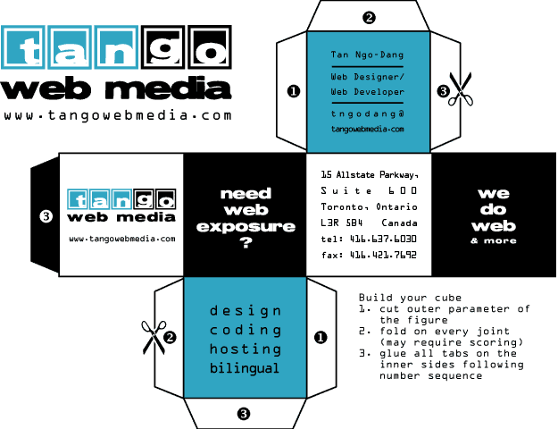 TANGO Web Media - Need Web Exposure? We Do Web & More! Design, Coding, Hosting, Bilingual. Online Catalogue, Database, E-commerce. Toronto, Scarborough, Mississauga, North York, Richmond Hill.